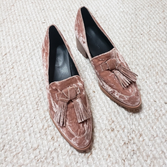 Rebecca Minkoff Shoes - REBECCA MINKOFF Edie Velvet Tassel Loafer Pump 8
